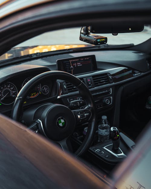 Free An Interior of a Luxury Car Stock Photo