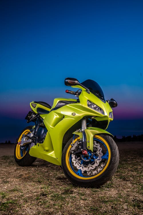 Photo of Lime Green Motorcycle