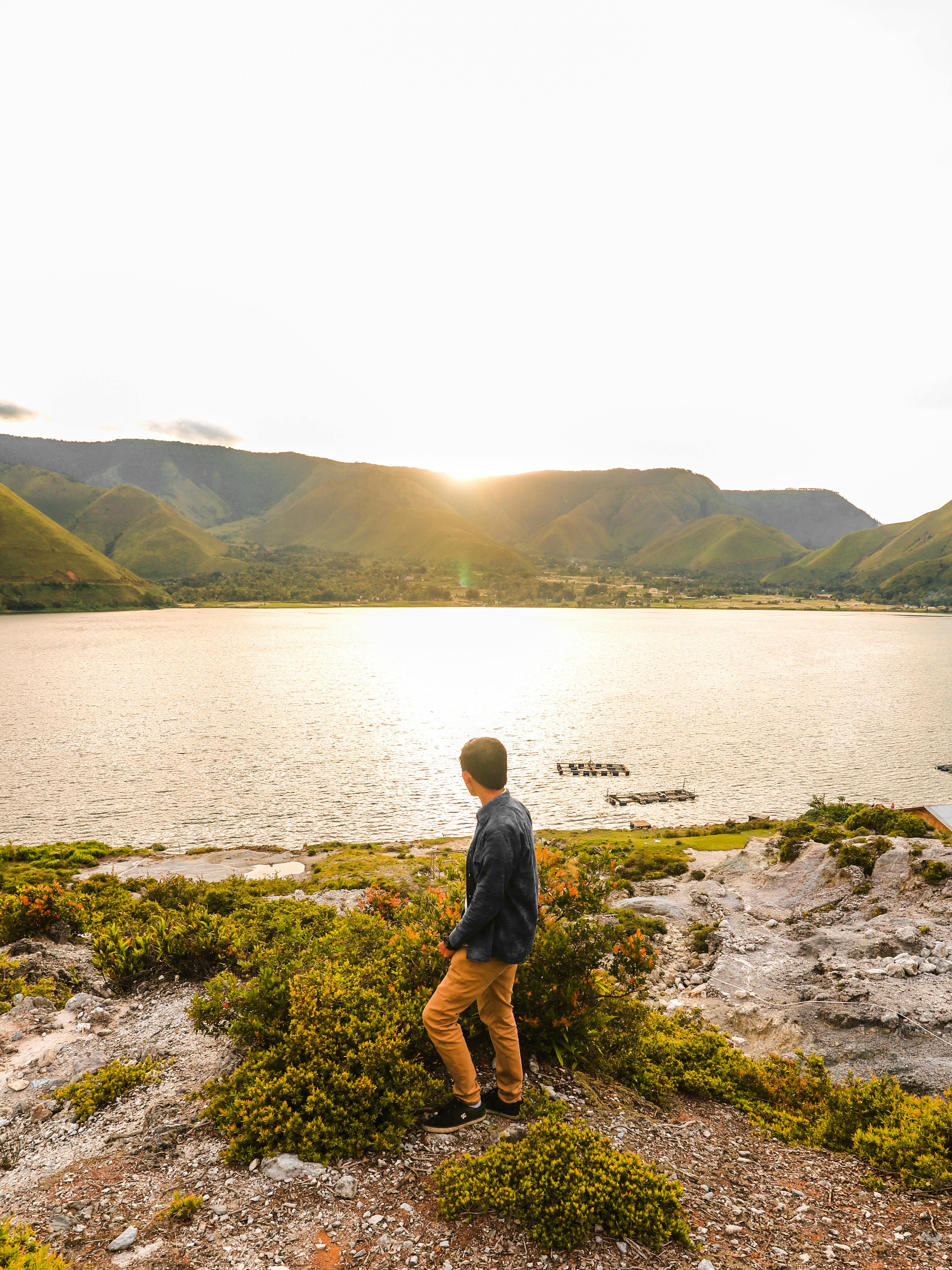 person near body of water