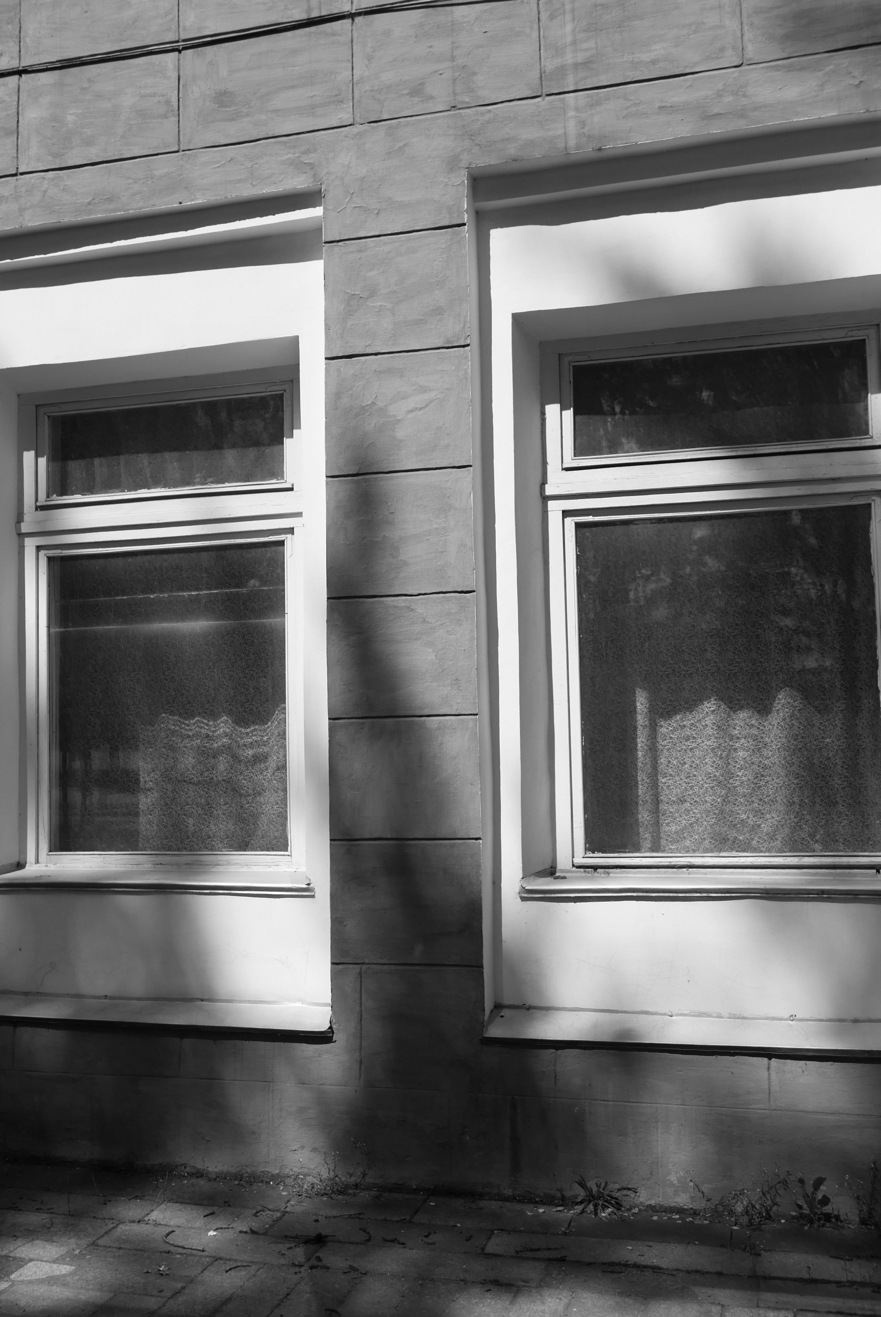 Grayscale Photo of a Dark Living Room · Free Stock Photo