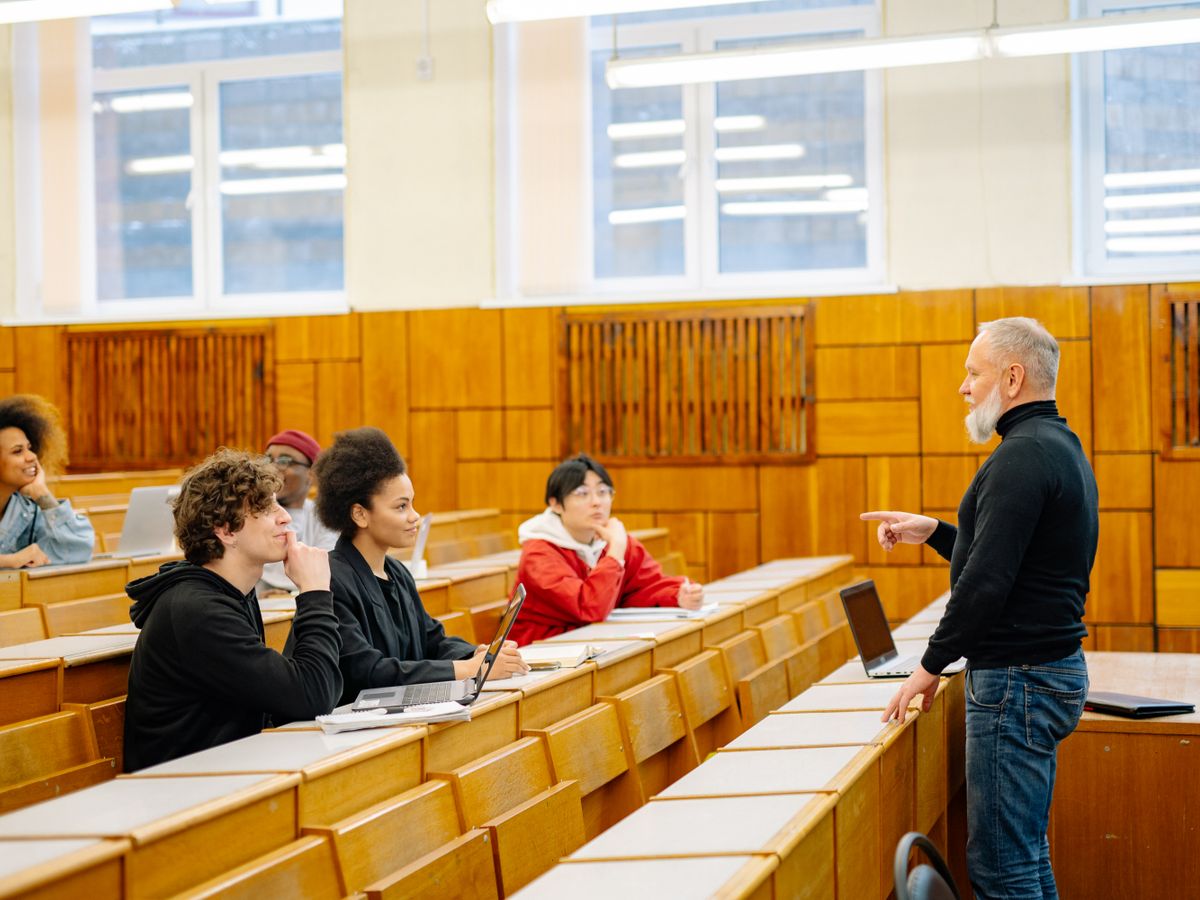 University students in a lecture