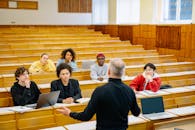 Teacher and Students Inside a Classroom