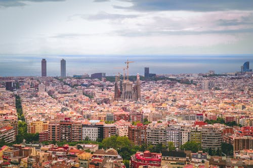 Imagine de stoc gratuită din acoperișuri, arhitectură, Barcelona