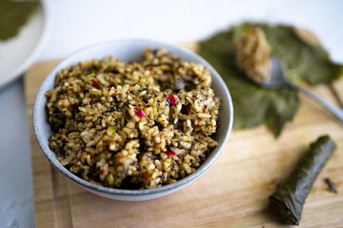 Foto profissional grátis de alimento, arroz, bacia