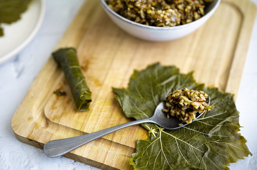 Stuffed Grape Leaves (Dolmas) Stuffed Grape Leaves (Dolmas)