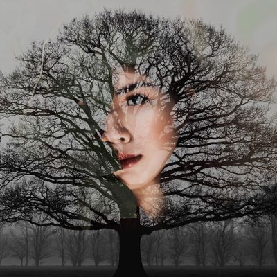 Double-exposure portrait — Min An on Pexels