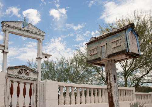 Free stock photo of country, gate, mailbox