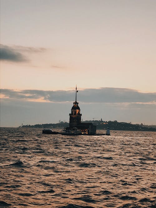 Free The Maiden's Tower in Turkey Stock Photo