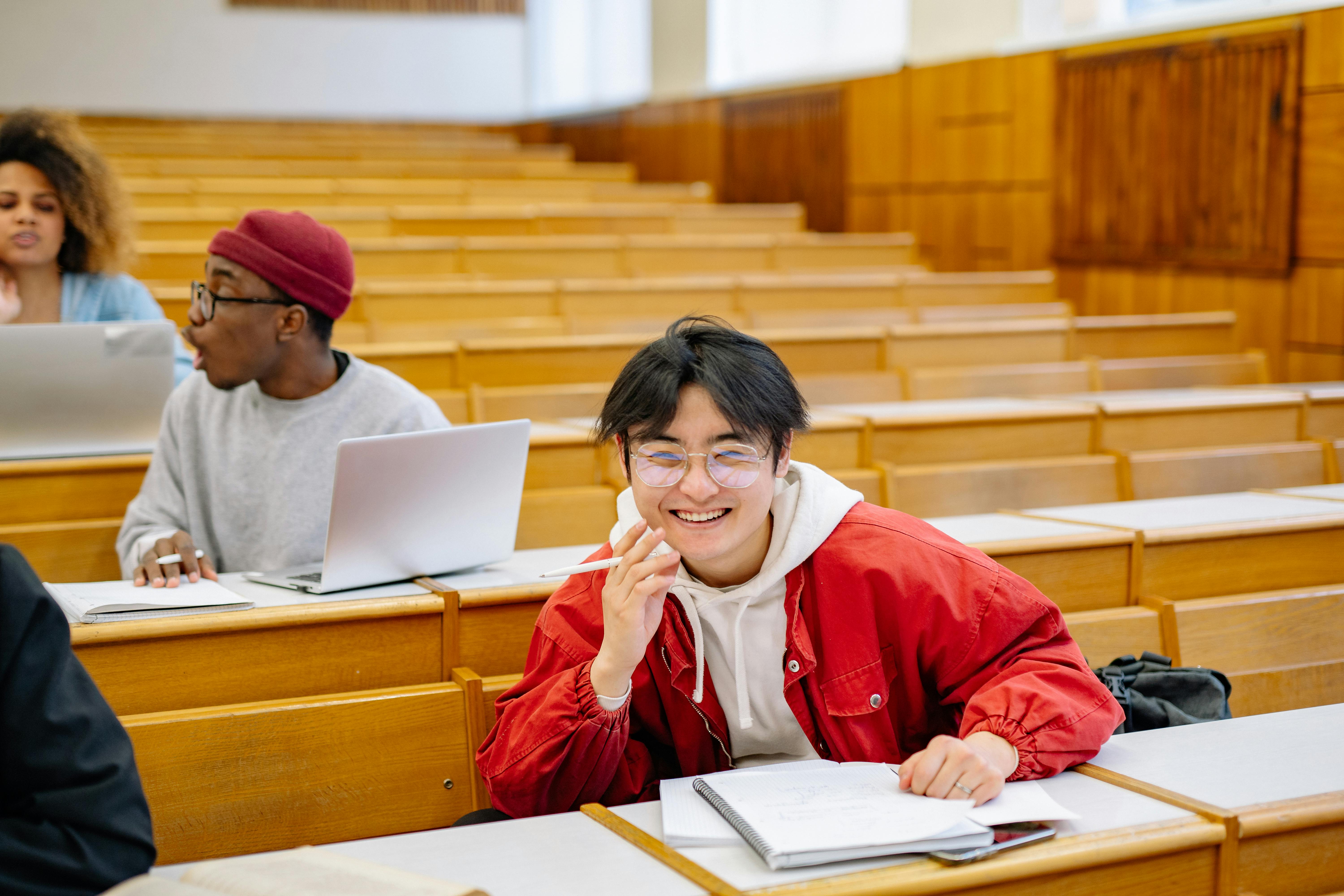 students sitting inside a classroom