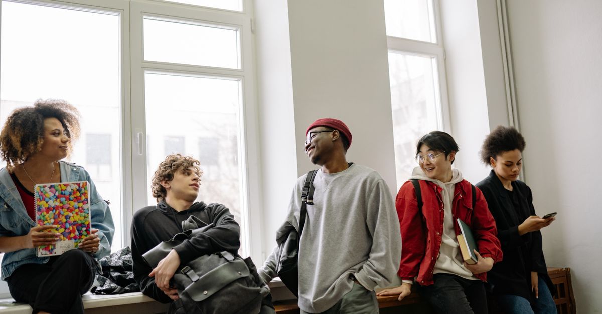 Students by the Window · Free Stock Photo