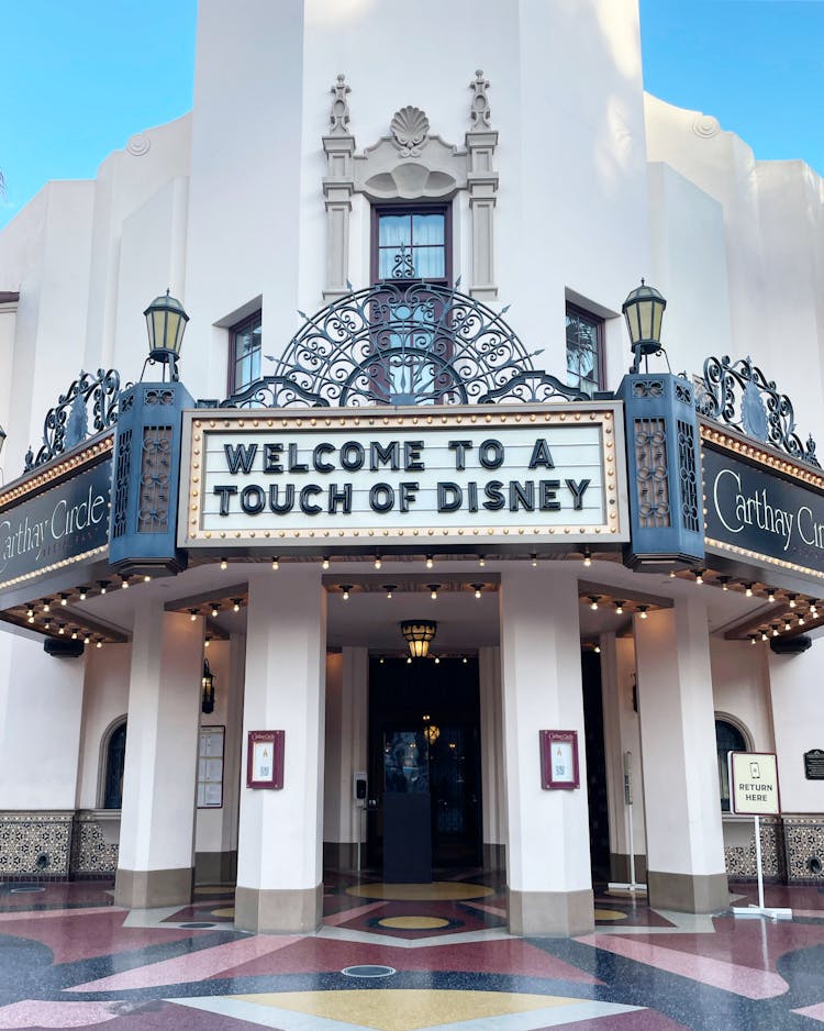 Entrance To A Disney Adventure Park In California, USA