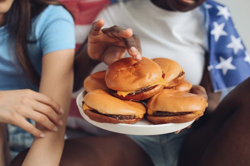 Imagine de stoc gratuită din 4 iulie, burgeri, celebrare