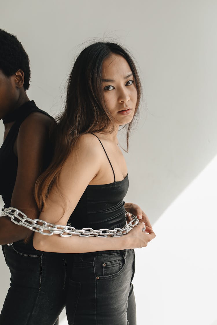 Women Chained Together