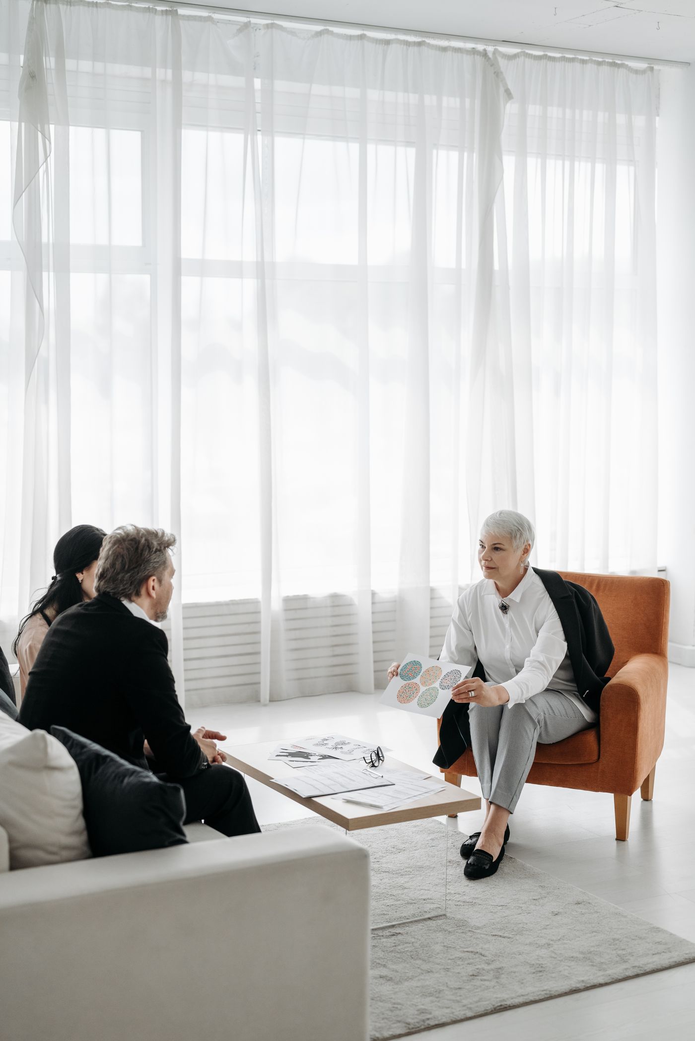 Professional consultation in an office