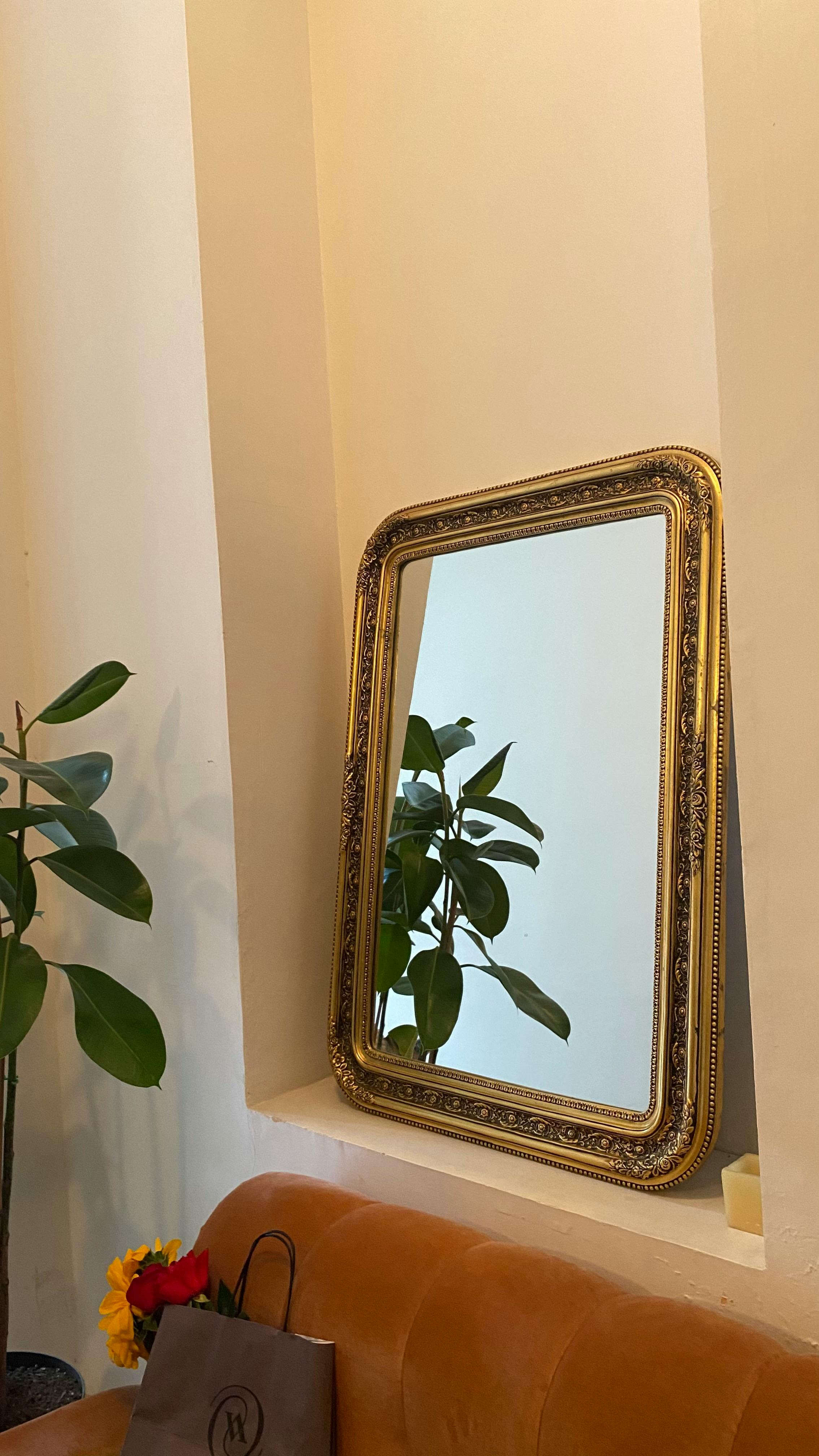 DIY Mirror Frame with Gold Contact Wallpaper — Steemit