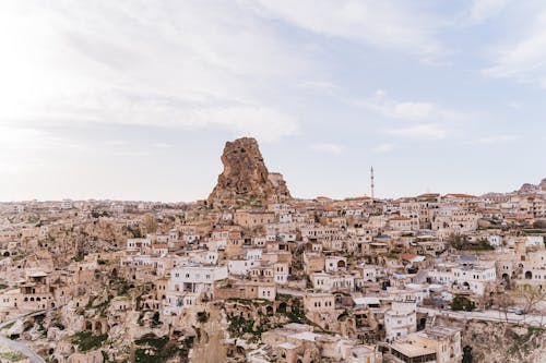 คลังภาพถ่ายฟรี ของ cappadocia, การก่อตัวของหิน, ตึก