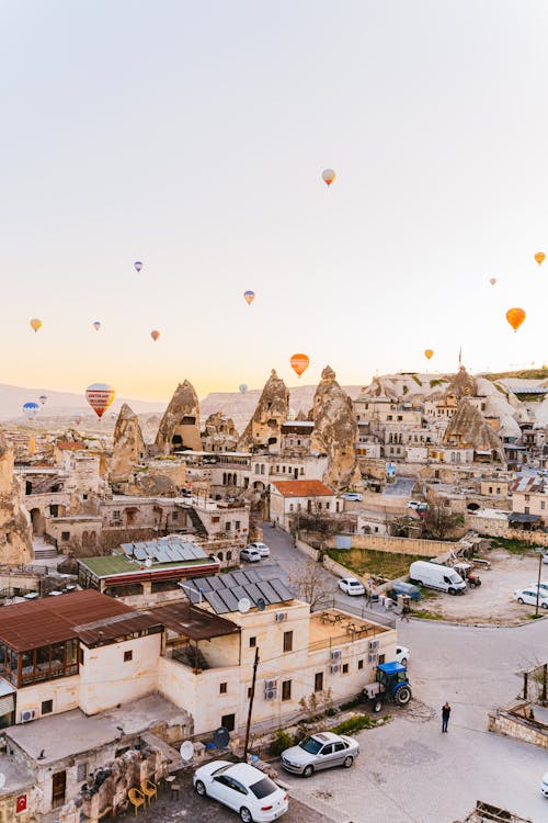 คลังภาพถ่ายฟรี ของ cappadocia, การท่องเที่ยว, การบิน