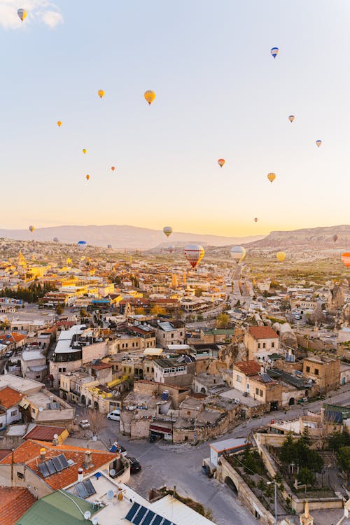 คลังภาพถ่ายฟรี ของ cappadocia, การท่องเที่ยว, การบิน