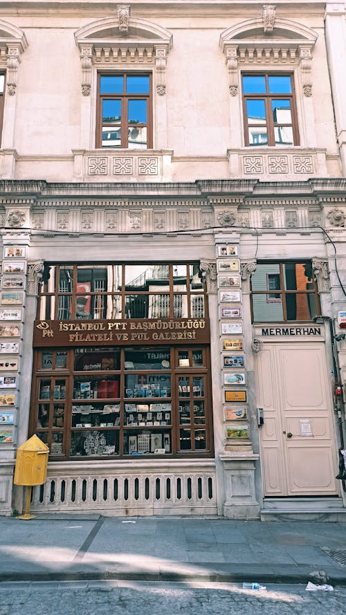 Concrete Building with Storefront