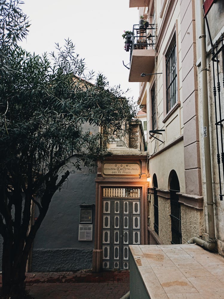 Entrance To The Church Of SS Peter And Paul, Istanbul, Turkey 