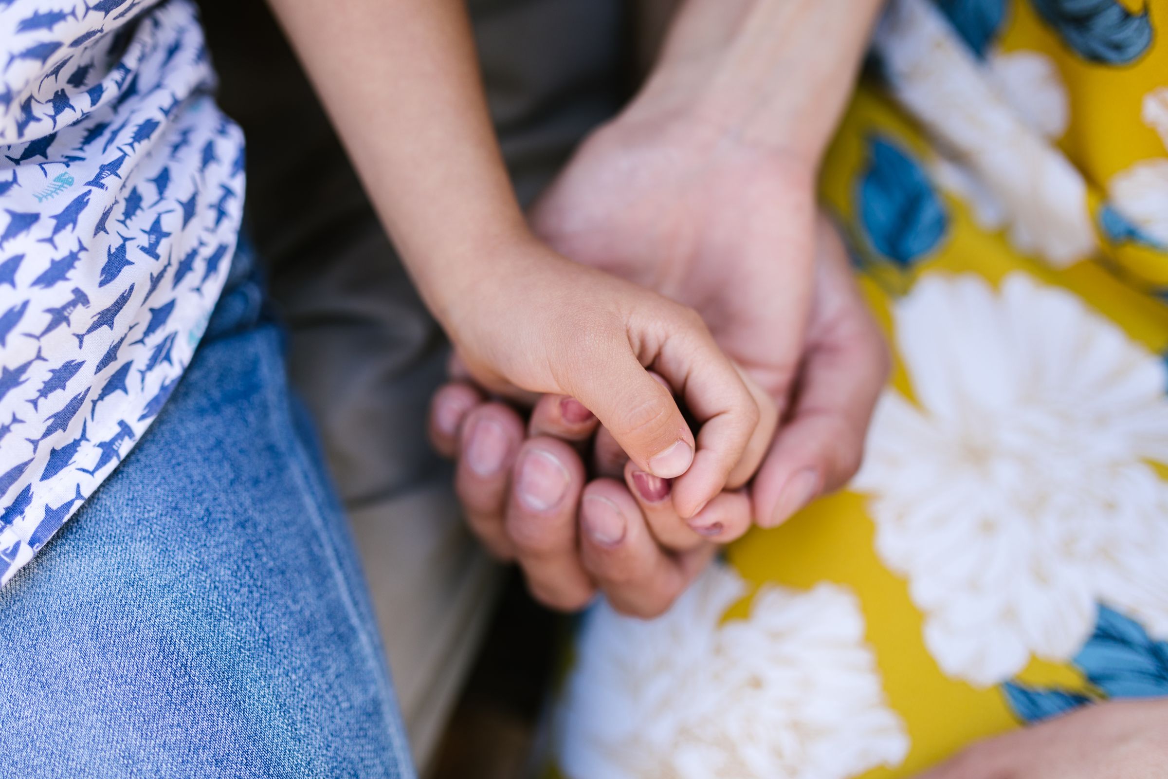 Hands clasped