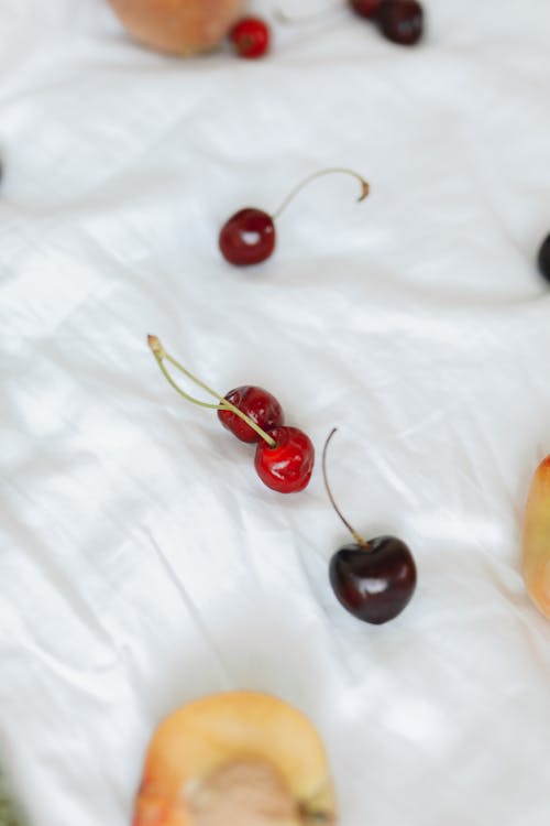 Fotobanka s bezplatnými fotkami na tému čerešne, hĺbka ostrosti, jedlo