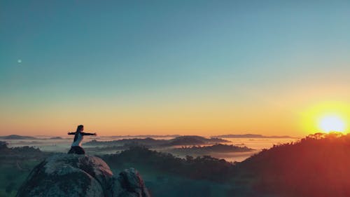 Free stock photo of coastal mountain, devotion, fog