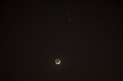 Foto stok gratis astronomi, bulan, gelap