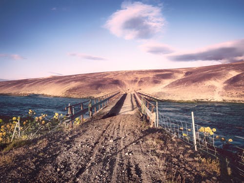 Photos gratuites de campagne, chemin de terre, ciel bleu