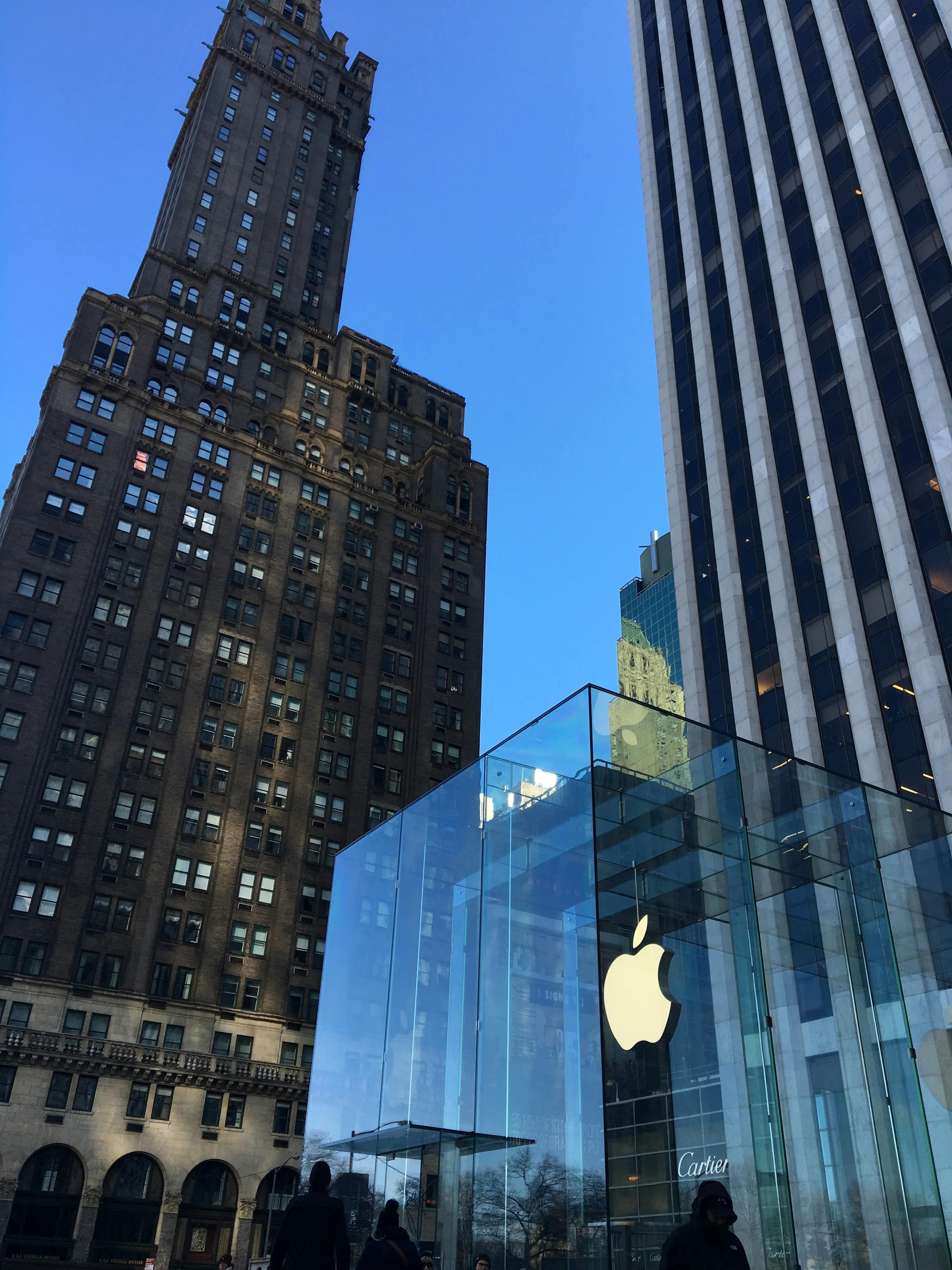 Free stock photo of apple, new york, new york city