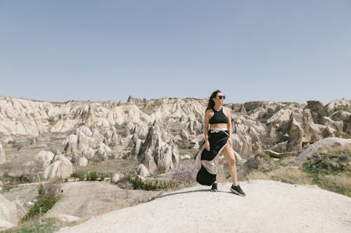 Foto stok gratis atasan hitam, bergaya, cappadocia