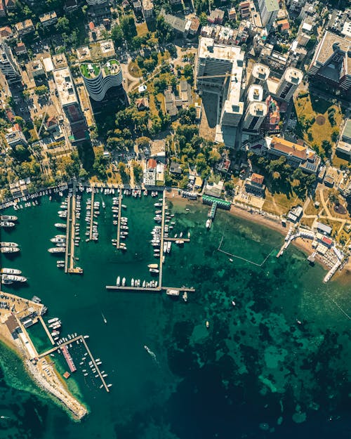 Gratis stockfoto met dronefoto, gebouwen, luchtfotografie