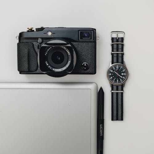 Free stock photo of black, camera, design