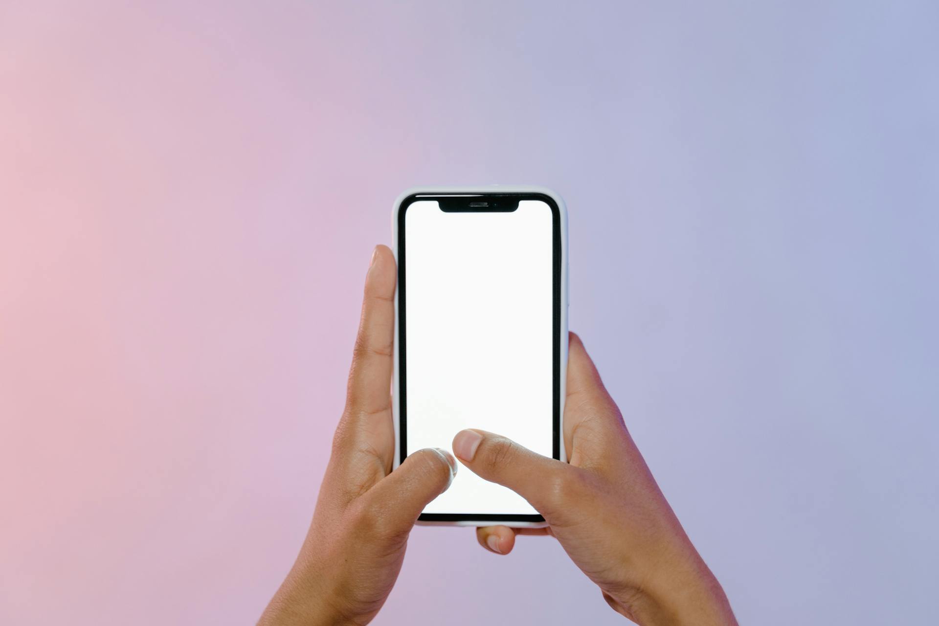 A Person Holding a Smartphone