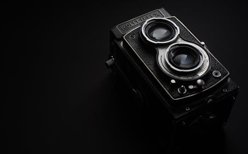 бесплатная черная камера Rolleiflex Стоковое фото