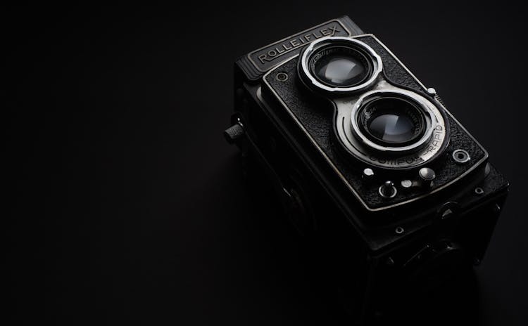 Black Rolleiflex Camera