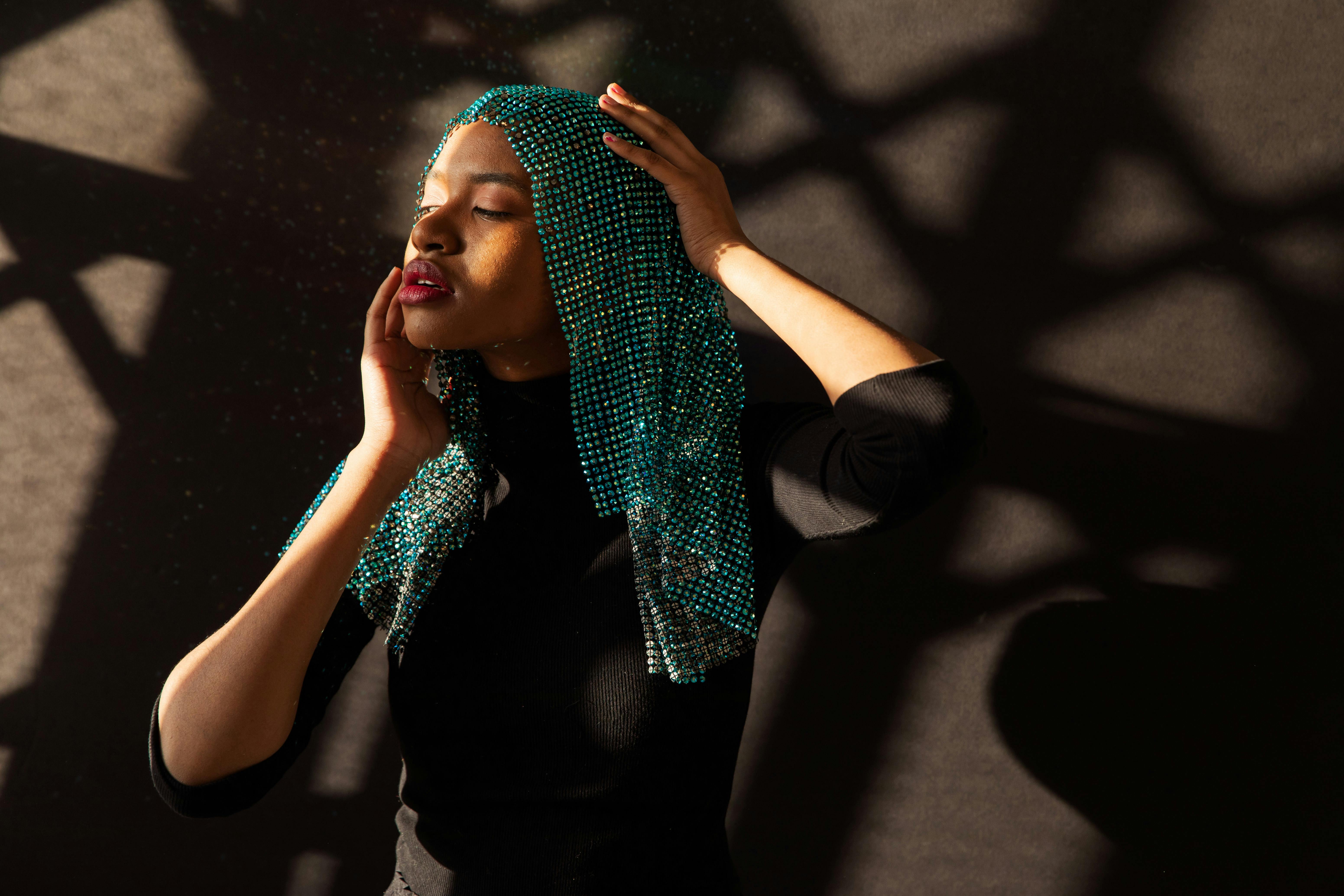 Woman in Black Long Sleeve Shirt