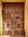 A Brown Wooden Door