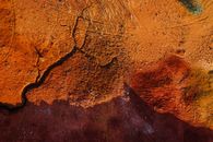 Brown and Black Abstract Painting