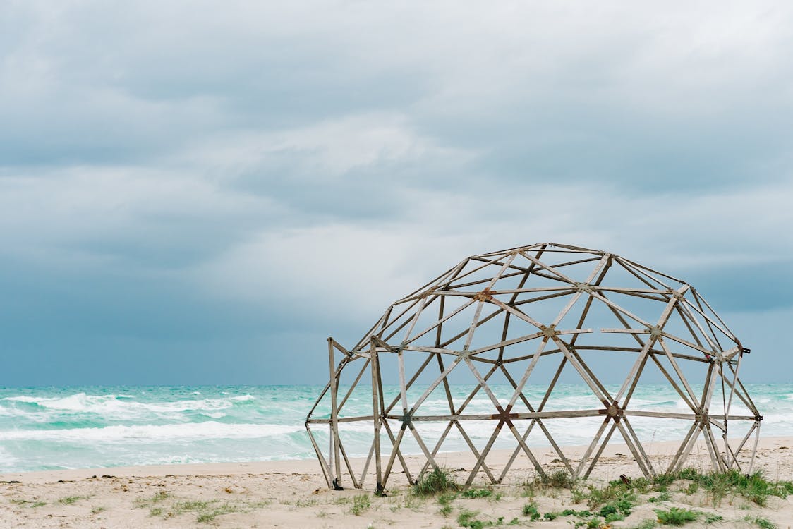 An Old Art Sculpture at Z City Beach