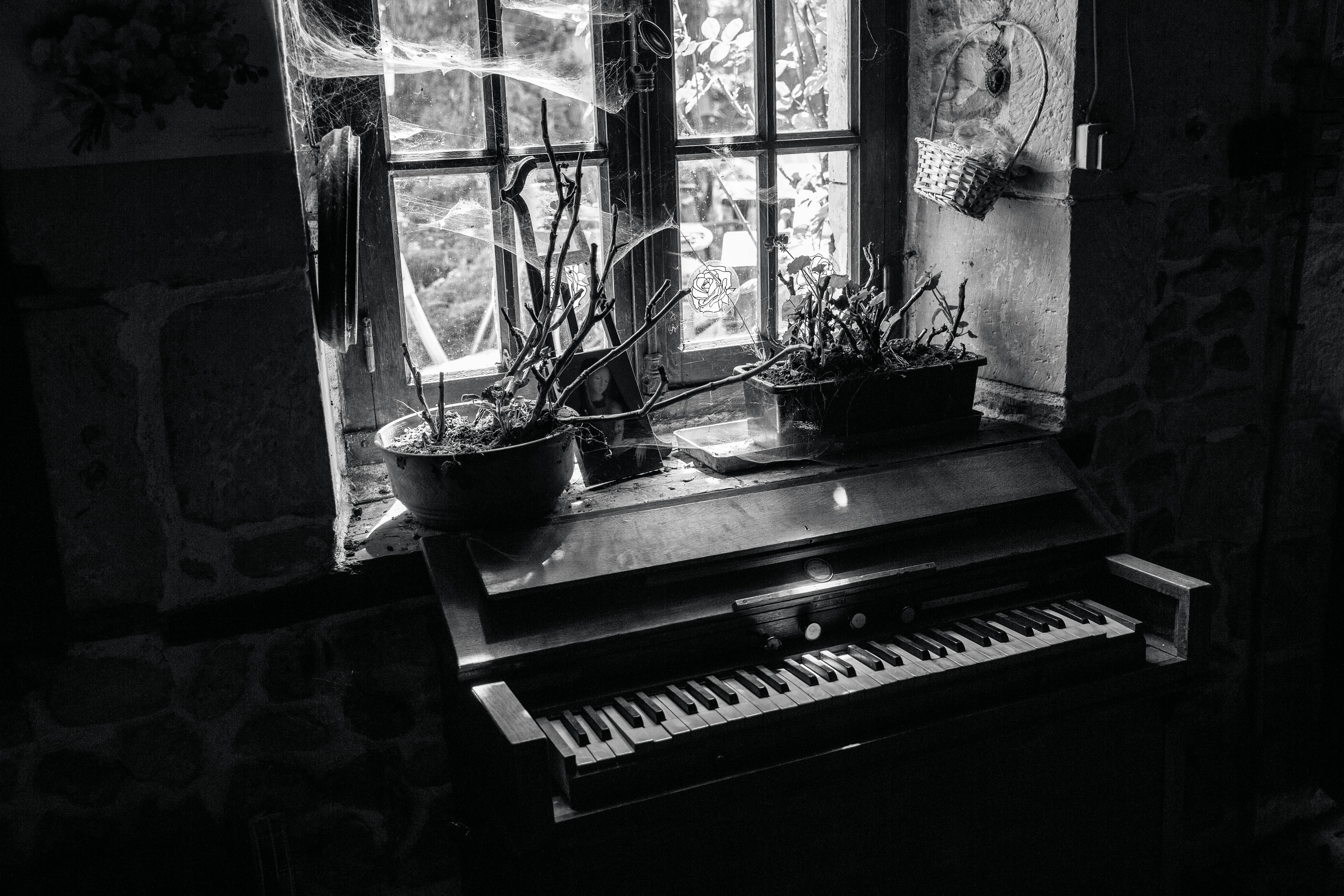 A Piano by a Window · Free Stock Photo