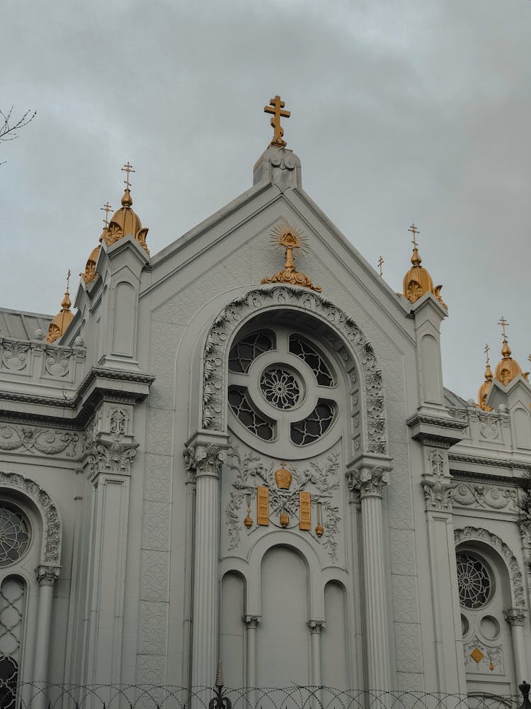 Facade Of The Bulgarian St. Stephen Church In Istanbul, Turkey 