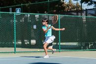Girl Playing Tennis