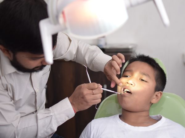 Child receiving friendly paediatric dental care at Smile Point Kolkata