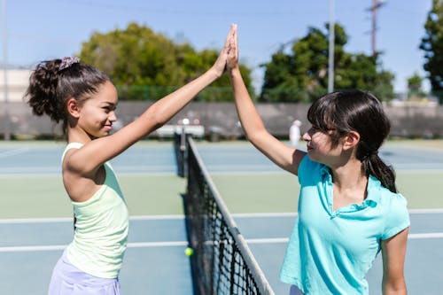 Free Girls Playing Tennis Stock Photo