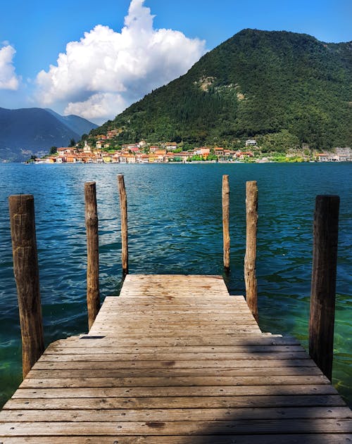 Základová fotografie zdarma na téma dřevěný dok, krásný pohled, modrá voda