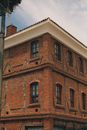 Low Angle Shot of a Brick Building
