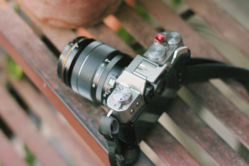 Free Close-up Photo of a Fujifilm Camera  Stock Photo