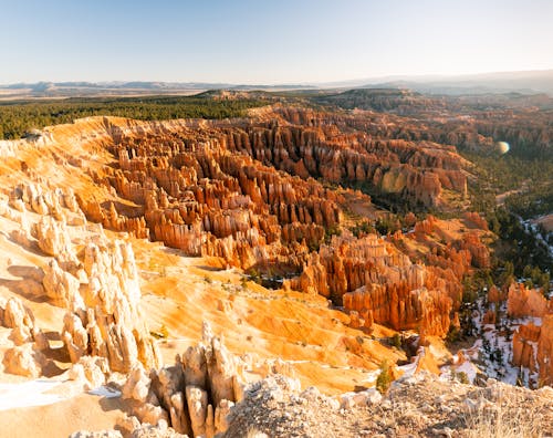 Aerial View of the Bryce Canyon National Park in Utah, United States 