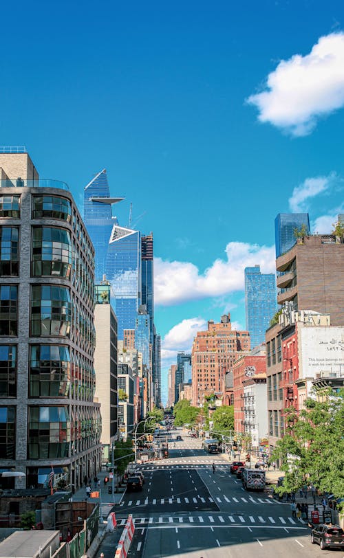 Buildings in the City Under Blue Sky